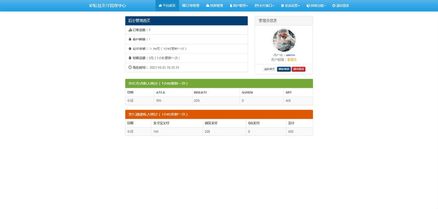 彩虹易支付/免签约支付系统/API退款/实名认证-美团吧