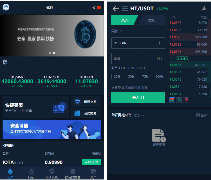 仿火币模式交易所源码+VUE源码可二开 法币交易|币币交易|合约交易-美团吧